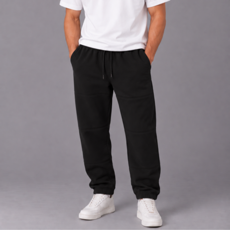 Essential Oversize Eşofman Altı - Siyah