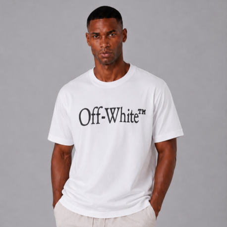 Off-White Baskılı Oversize T-Shirt