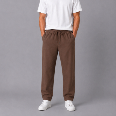 Kahve Relax Baggy Pantolon
