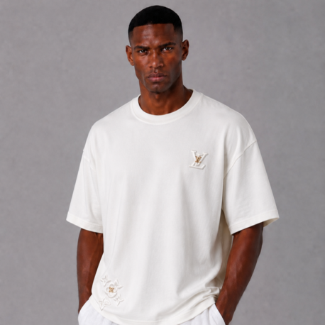 Nakış Aplikeli Oversize T-Shirt