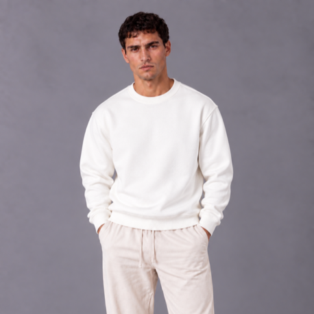 Basic Sweatshirt - Beyaz