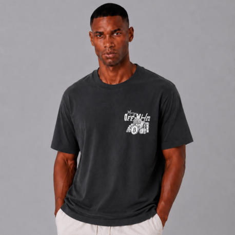 Grafik Baskılı Oversize T-Shirt