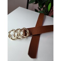 Halkalı Gold Kalın Tokalı Kemer