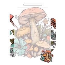 mantar desen defter