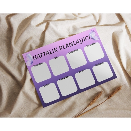haftalık planlayıcı 