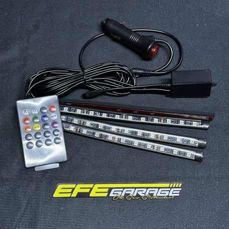 RGB AYAK ALTI LED AYDINLATMA 4’LÜ