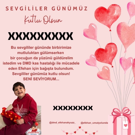 SEVGİLİLER GÜNÜ HEDİYE KARTI