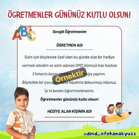 ÖĞRETMENLER GÜNÜ KARTI