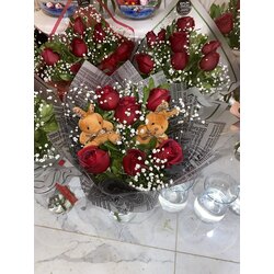 Canlı Gül Buketi ( 6 Gül)