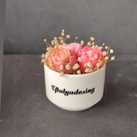 3 Lü mini şakayık buket 