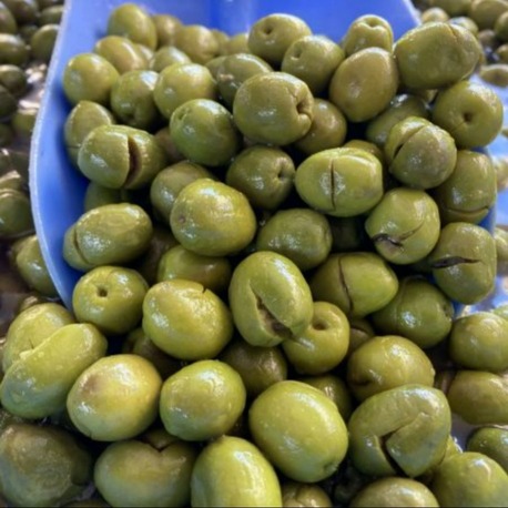 Yeşil Zeytin “Köylü Kırma” (500 gr)
