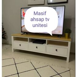 masif ahsap TV ünitesi 
