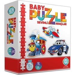 Baby Puzzle Sevimli Araçlar