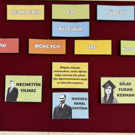 Öğretmenler Günü pano 