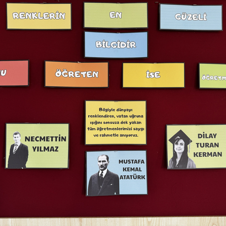 Öğretmenler Günü Pano