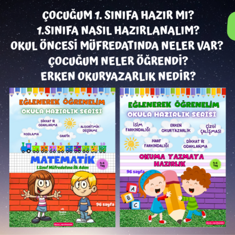 OKULA HAZIRLIK EĞİTİM SETİ-2Lİ SET