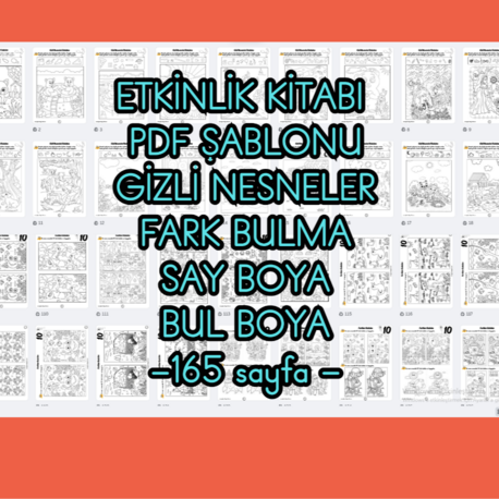 Serbest Etkinlik Kitapçığı-PDF Şablon