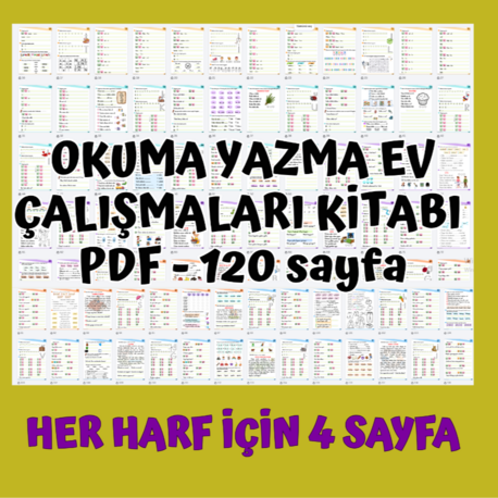 OKUMA YAZMA EV ÇALIŞMALARI PDF