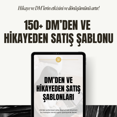DM ve Hikayeden Satış Şablonu Dosyası