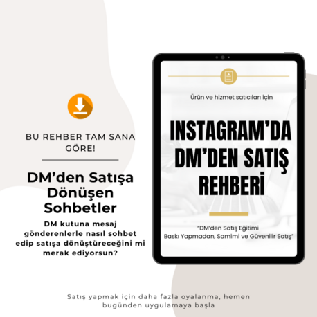 Instagram'da DM'den Satış Rehberi