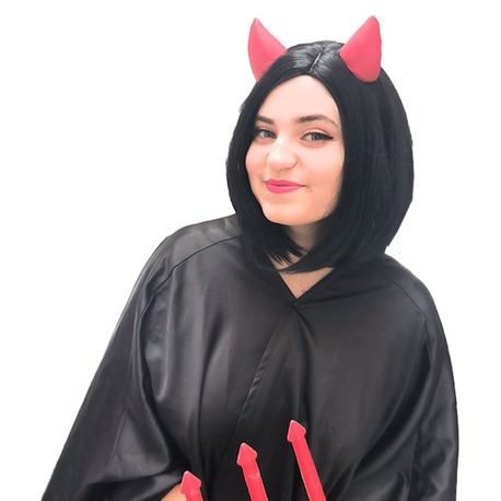 Kısa Şeytan Boynuzu – Fantastik Kostüm Aksesuarı