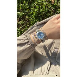 Rolex Seri Silver-Mavi Saat