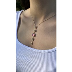 Elegant Serisi Elegant Pembe Kolye 