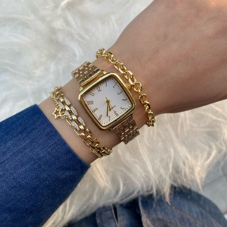 Kare Gold Saat