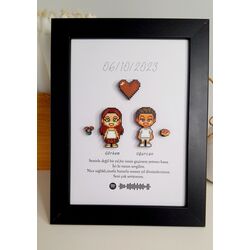3 Boyutlu Mini Figür Tablo