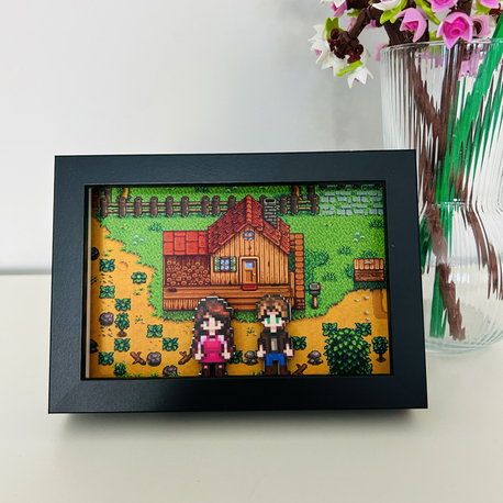 Stardew Valley Temalı Mini Figür Tablo