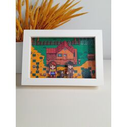 Stardew Valley Temalı Mini Figür Tablo