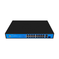 DL‐3416PF Dayzip 16 port 2 uplink POE switch