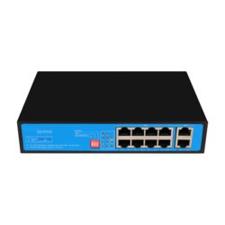 DL‐3408P 8 port 2 uplink POE switch