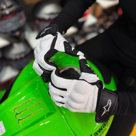 Alpinestars Kumaş Eldiveni Full Beyaz