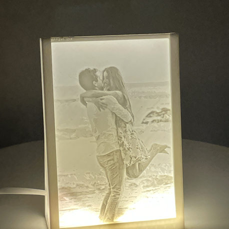 Kişiye Özel Fotoğraf Baskılı Gece Lambası