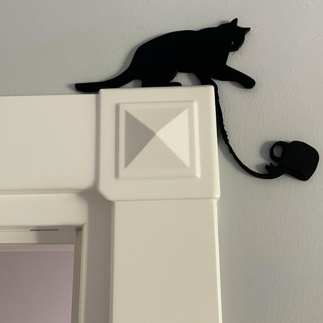 Kapı Üstü Süs (Yaramaz Kedi)