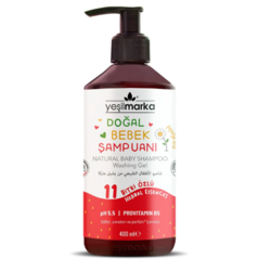 YEŞİLMARKA Doğal Bebek Şampuanı Çilek Aromalı 400 ML