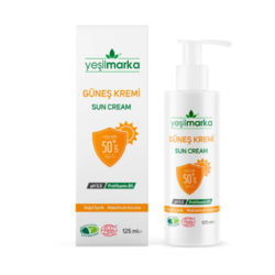 YEŞİLMARKA Doğal Güneş Kremi 125 GR Bebek/Çocuk/Yetişkin