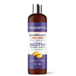 MORFARMA Bakım Şampuanı Biotin+Gingseng+Kafein 400 ML
