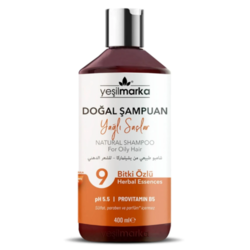 YEŞİLMARKA Doğal Şampuan Yağlı Saçlar İçin  400 ML