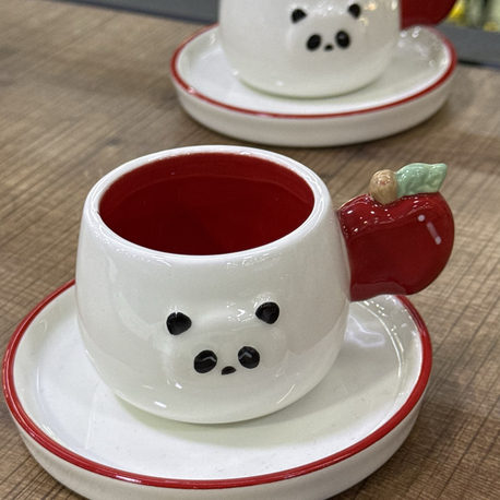 PANDA 2’Lİ PORSELEN FİNCAN SET