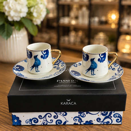 KARACA PASSORA 2’Lİ KAHVE FİNCAN SET 