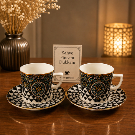 Decorium 24 Ayar Altın Yaldızlı 2’li Set