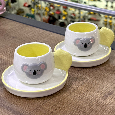 KOALA 2’Lİ PORSELEN KAHVE FİNCAN SET 