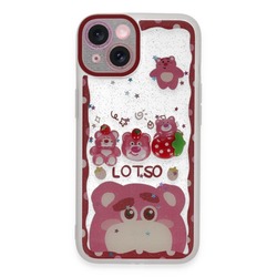 Newface iPhone 14 Kılıf Sweet Desenli Silikon Kapak