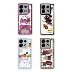 Newface Xiaomi Redmi Note 13 Pro 5G Kılıf Sweet Desenli Silikon Kapak 