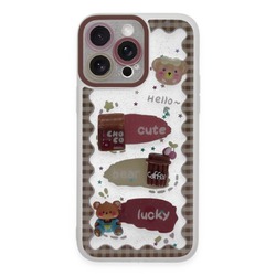 Newface iPhone 14 Pro Kılıf Sweet Desenli Silikon Kapak 