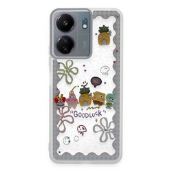 Newface Xiaomi Poco C65 Kılıf Sweet Desenli Silikon Kapak