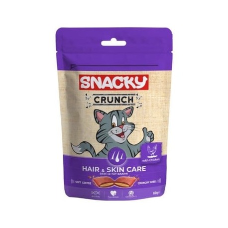 SNACKY CRUNCH HAİR&SKİN TAVUKLU 60GR