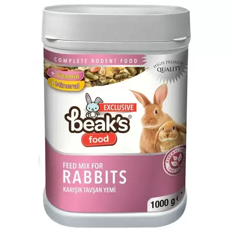 Beaks Karışık Tavşan Yemi 1000 gr 8680067141803